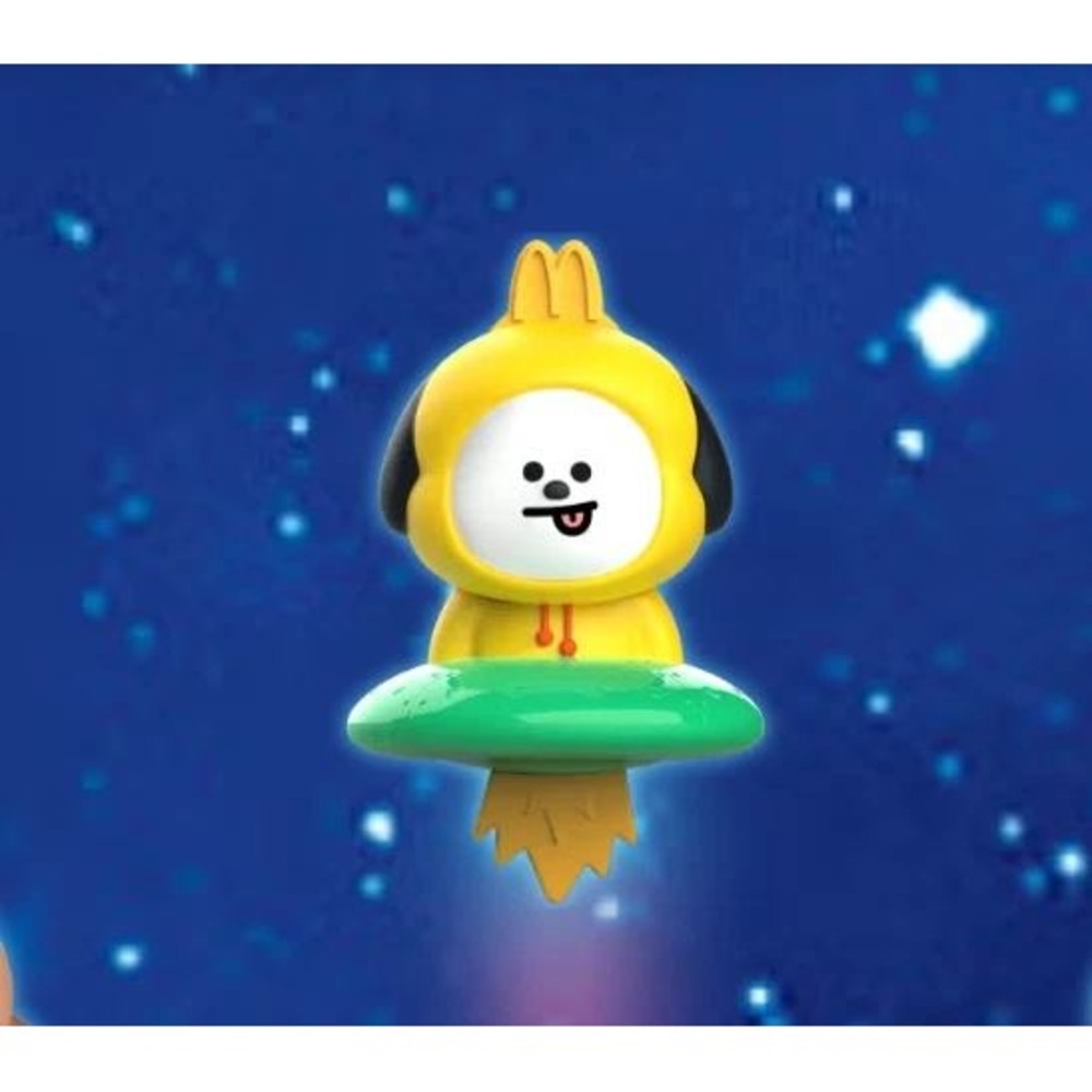 McDonalds BT21 Chimmy Happy Meal Toy Yellow UFO Space Figure
